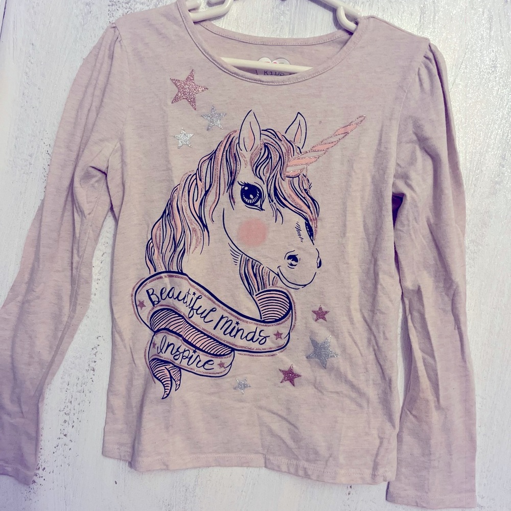 Unicorn Girls Shirt Size 7